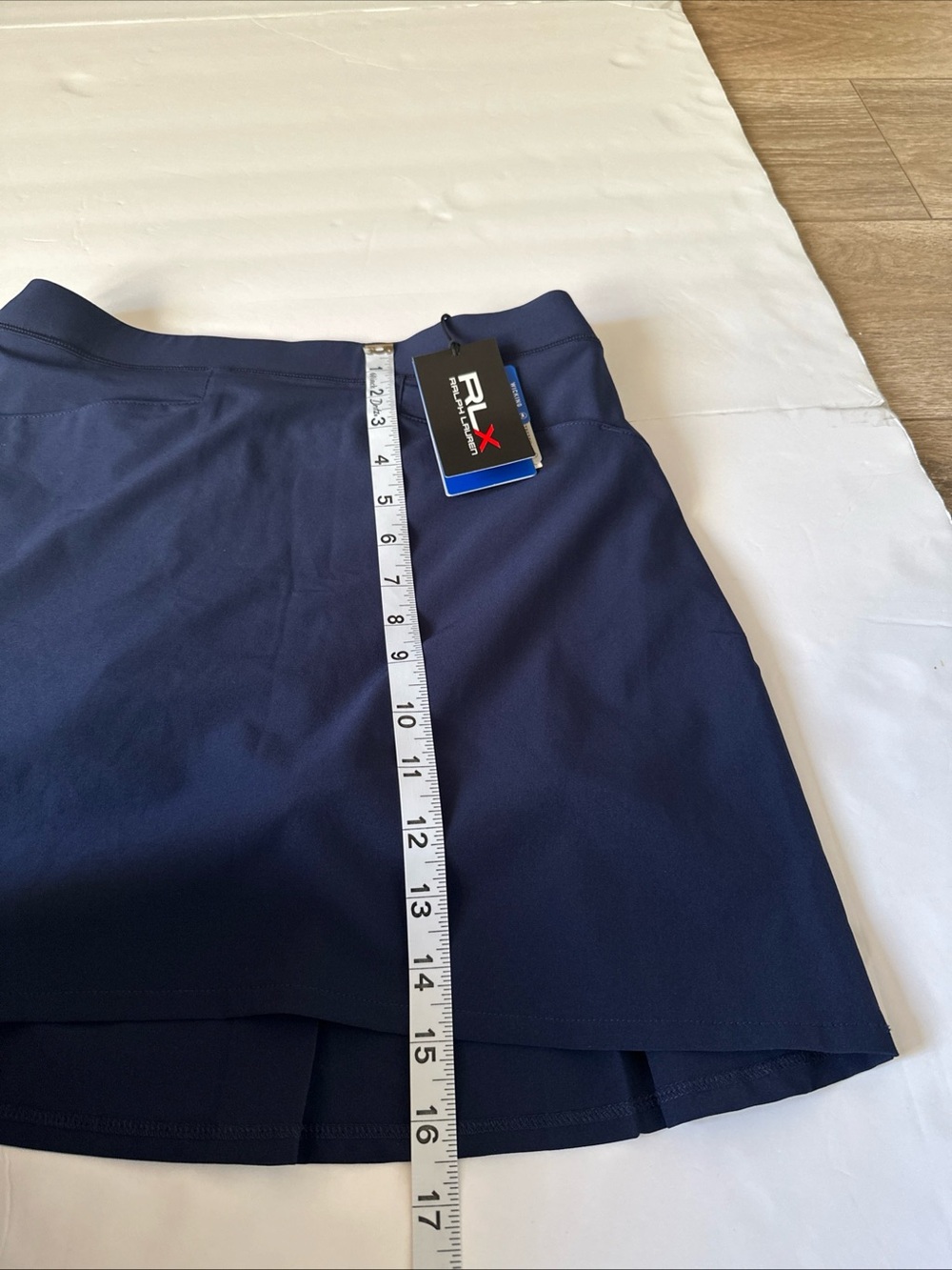 NWT RLX Ralph Lauren Women's Navy Blue Golf Skort / Tennis Skirt (Size XS) - Str - Picture 4 of 7